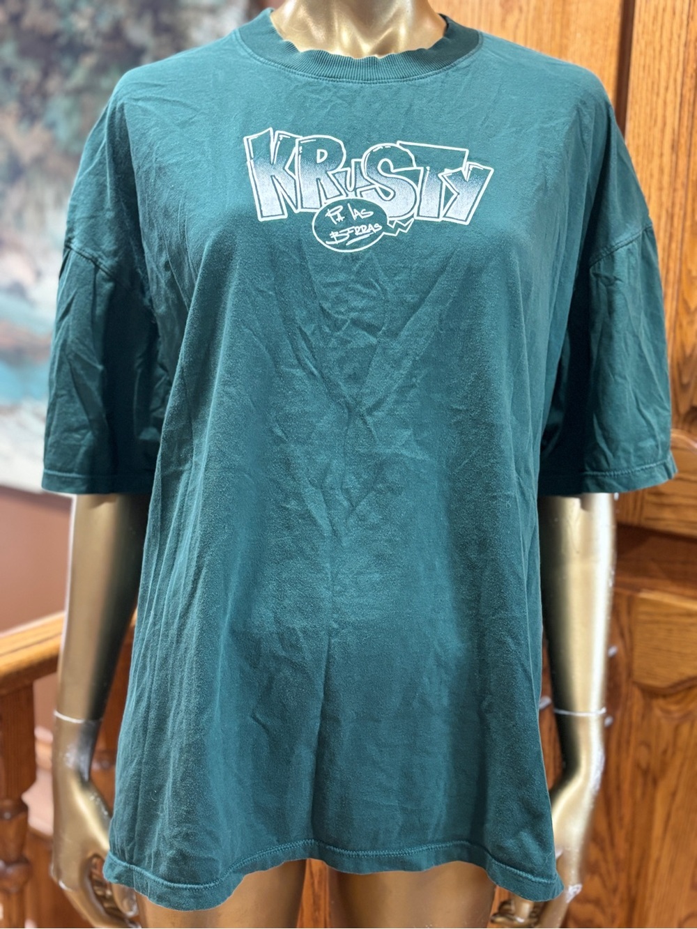 Short Sleeve Crewneck Tee — Deep Teal